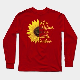 Wild Sunflower Long Sleeve T-Shirt